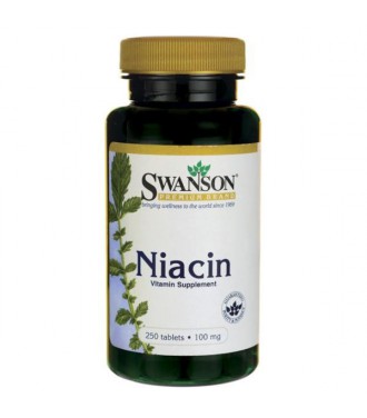 Swanson Niacin 100mg 250 Tabletek