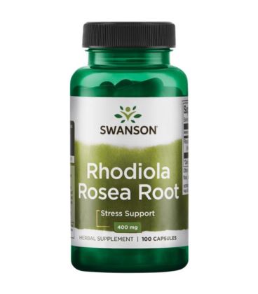 Swanson Rhodiola Rosea Root 400mg 100Kapsułek