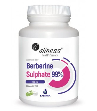 Aliness Berberine Sulphate 99% 400mg 60 Vege Kapsułek