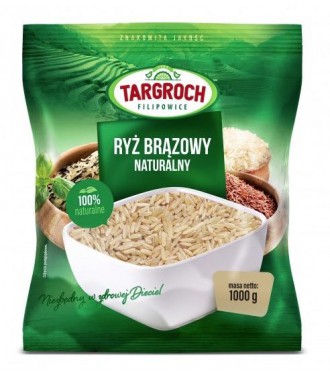 Targroch Ryż brązowy - Naturalny 1kg