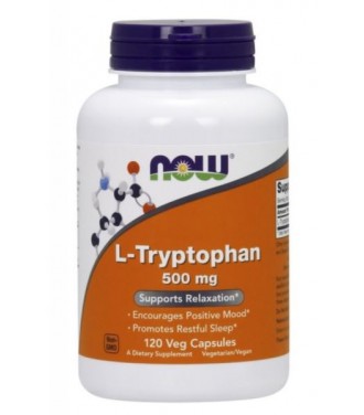 NOW FOODS L-TRYPTOPHAN 500MG 120 VCAPS