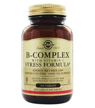 Solgar B-Complex with Vitamin C Stress Formula 100 tabletek