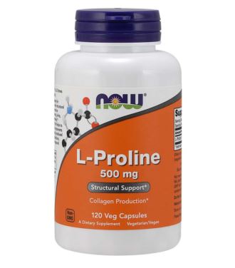 NOW FOODS PROLINE 500MG 120vcaps