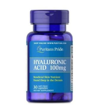 Puritans Pride Hyaluronic Acid 100mg 30caps