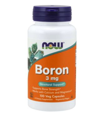 NOW FOODS BORON 3MG 100 VCAPS