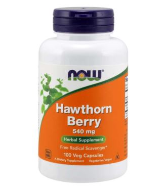 NOW FOODS HAWTHORN BERRY 540 MG 100 VCAPS