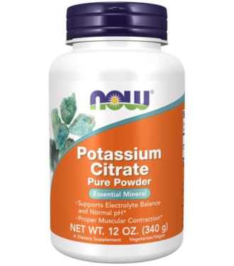 NOW FOODS POTASSIUM CITRATE PWD 340G 12 OZ