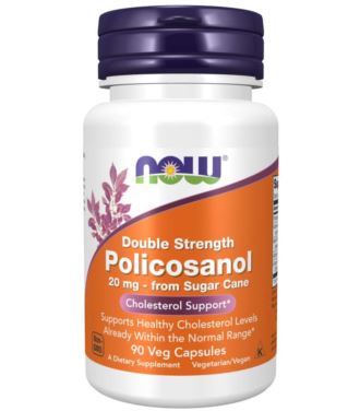 NOW FOODS POLICOSANOL 20MG PLUS 90 VCAPS