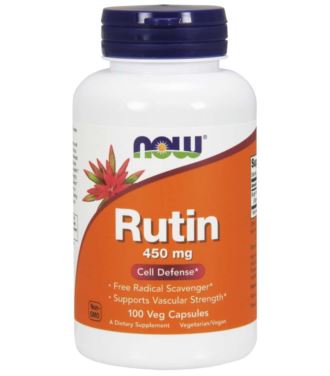NOW FOODS RUTIN 450MG 100 VCAPS