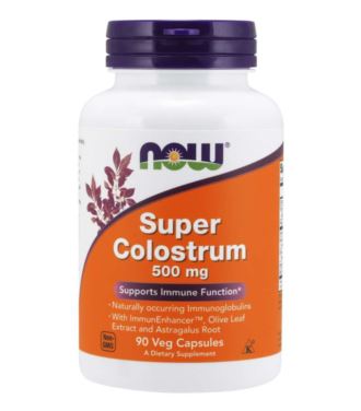 NOW FOODS SUPER COLOSTRUM 500MG 90 VCAPS