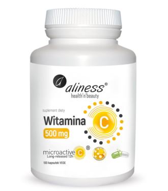Aliness Witamina C 500mg microactive 100 kaps