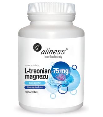Aliness L-Treonian Magnezu Brain Booster 75mg 60 tabletek