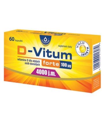 Oleofarm D-Vitum Forte 4000IU 60 kapsułek