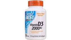 Doctor's Best Vitamin D3 2000 IU 180 softgels