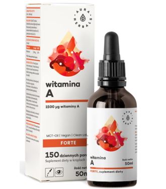 Aura Herbals Witamina A Forte MCT Oil Krople 50ml
