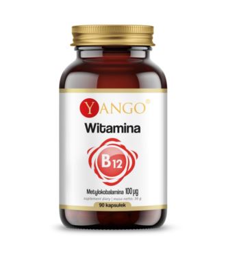 YANGO Witamina B12 Metylokobalamina 90 kapsułek