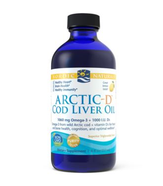 Nordic Naturals Arctic-D Cod Liver Oil 237ml Lemon