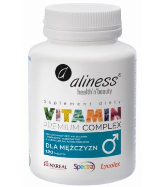 Aliness Premium Vitamin Complex dla Mężczyzn 120tab