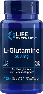 Life Extension L-Glutamine 500mg 100vcaps