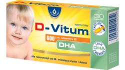 Oleofarm D-Vitum DHA 600 dla dzieci 30 kapsułek