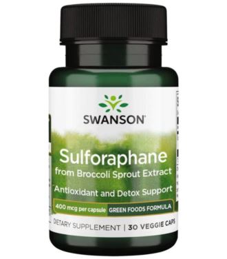 Swanson Sulforaphane 400 mcg 60 vcaps