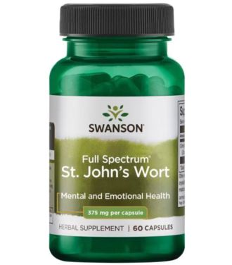 Swanson ST Johns Wort 375mg 60 caps