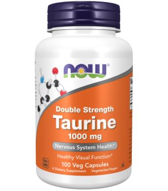 NOW FOODS TAURINE 1000MG 100 VCAPS