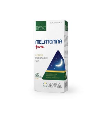 Medica Herbs Melatonina Forte 5mg 60 kapsułek