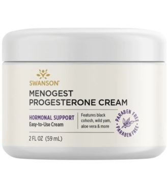 Swanson Menogest Progesterone Cream 2 fl oz