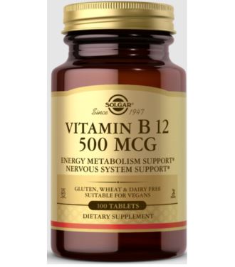 Solgar Vitamin B12 500mcg 100tab