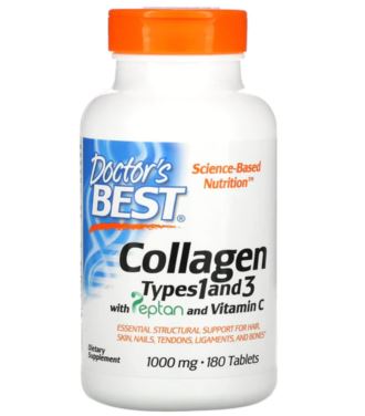 Doctor's Best Collagen Type 1 and 3 1000mg 180tab