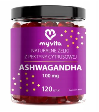 MyVita Ashwagandha Naturalne Żelki 120 sztuk