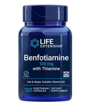 Life Extension Benfotiamine w Thiamine 100mg 120kaps