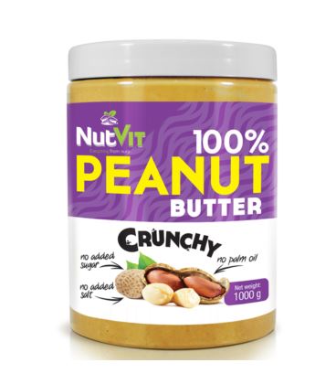 Ostrovit NutVit 100% Peanut Butter Crunchy 1kg