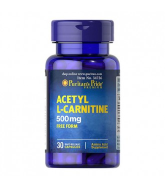 Puritans Acetyl L-Carnitine500mg - 30caps