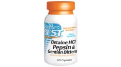 Doctor's Best Betaine Hcl Pepsin & Gentian Bitters  - 120kaps