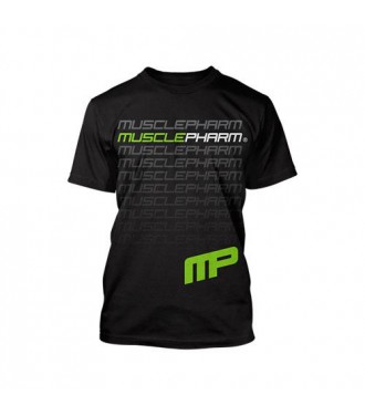 Musclepharm Mens T-Shirt 407 Flagship T-Black  L