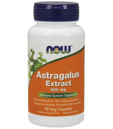 NOW ASTRAGALUS 70% EXT  500MG  90 VCAPS