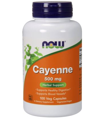 NOW CAYENNE 500mg  100 VCAPS