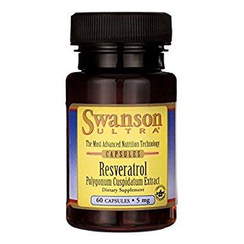 Swanson Resveratrol Polygonum Cuspidatum Extract 5mg 60caps