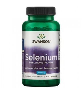 Swanson Selenium L-Selenomethionine 100mcg 200caps