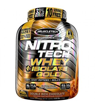 Muscletech Whey + Isolate Gold 1,8kg - chocolate