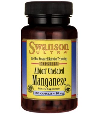 Swanson Albion Chelated Manganese 10mg - 180caps