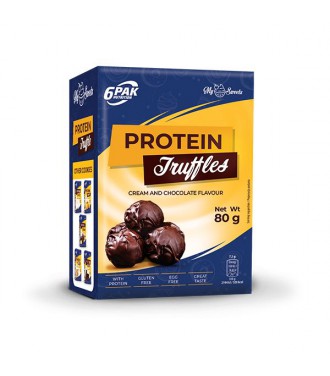 6PAK Protein Truffles Dark 80g