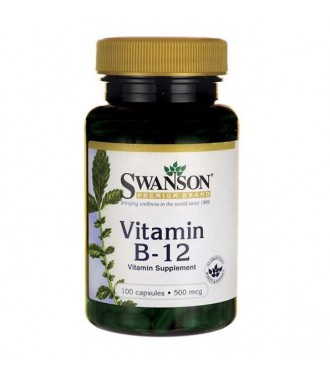 Swanson Vitamin B-12 500mcg 100caps