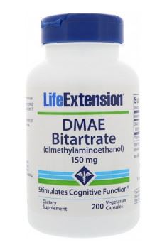 Life Extension DMAE Bitarate 150mg 200vcaps