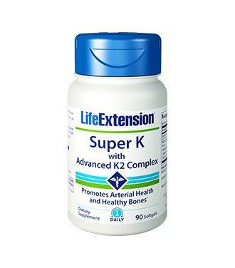 Life Extension Super K - Vitamin K2 Complex 90vcap
