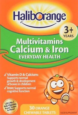 Haliborange Multivitamins, Calcium & Iron 30tabs