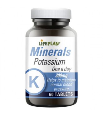 Lifeplan Potassium 300mg 60tab