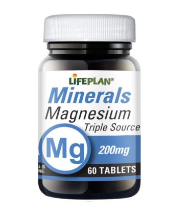 Lifeplan Triple Source Magnesium 200mg 60tab